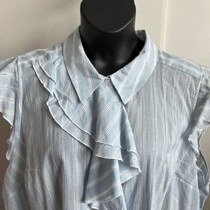 Ruffle Collar Blouse
